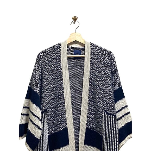 Libero Milano Italian Made Cardigan Blue One Size - Picture 5 of 12